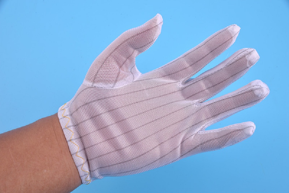 Anti-static polyester gloves